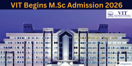 VIT Begins MSc Admission 2026
